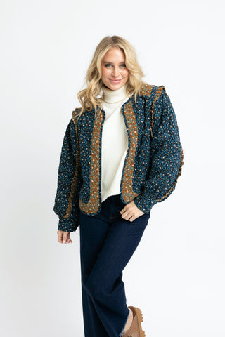 Karlie Floral Vintage Corduroy Novelty Jacket