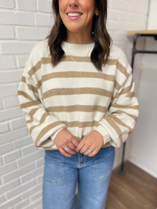 In Line With Style Striped Sweater