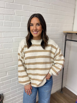In Line With Style Striped Sweater
