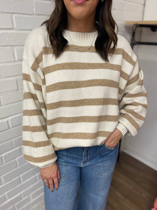 In Line With Style Striped Sweater