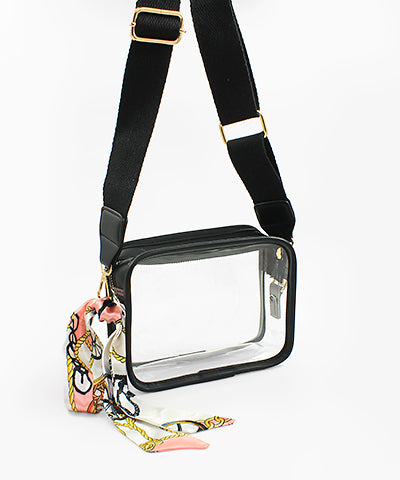 Small Flat Rectangular Bag Clear Mini Rectangle Bag – Maren + Main Boutique
