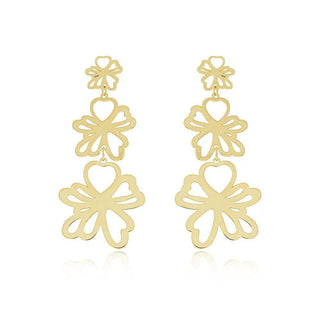Sheila Fajl Golden Bloom Cascade Earrings
