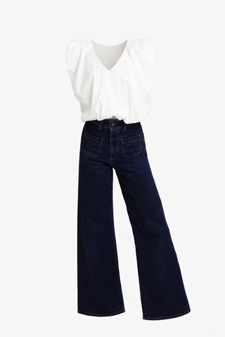Karlie Poplin Bubble Top