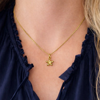 Sheila Fajl Tiny Flower Charm Necklace