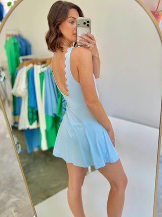 Karlie Solid Scallop Kourt Dress Maren + Main Boutique Karlie Solid Scallop Kourt Dress Maren + Main Boutique