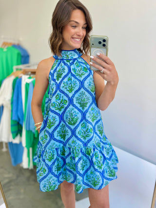 Halter Days Floral Dress