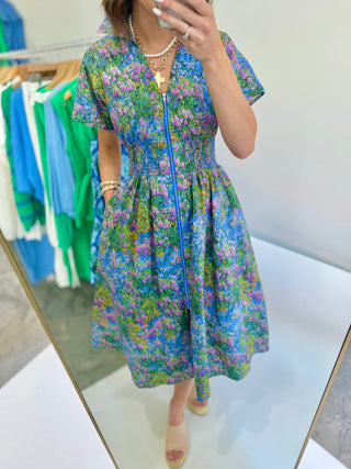 Leaf Your Worries Behind Floral Midi Dress