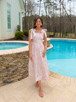 Rosewater Garden Midi Dress