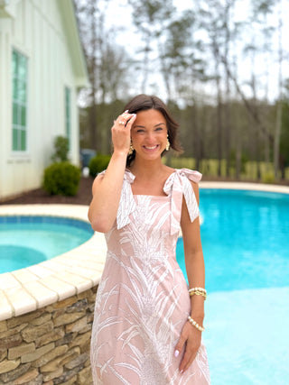 Rosewater Garden Midi Dress