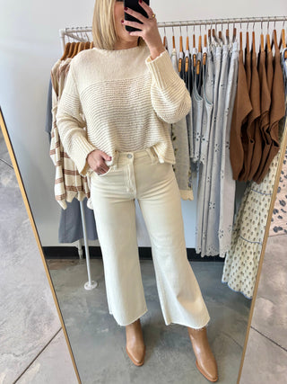 Weekend Ready Textured Sweater