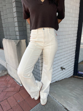 Hidden Happi High Rise Comfy Flare