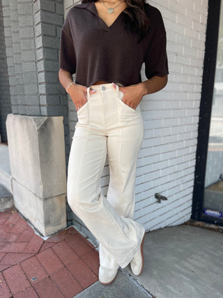 Hidden Happi High Rise Comfy Flare
