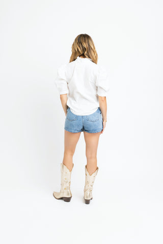 Karlie Denim Wrap Skort