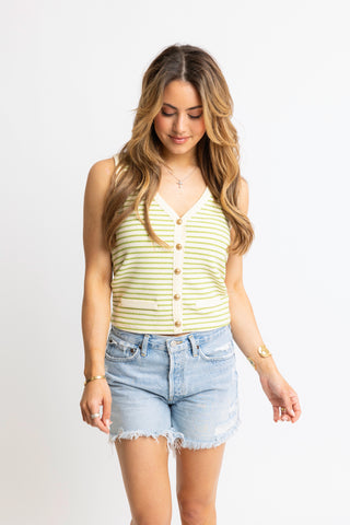 Karlie Stripe Novelty Vest