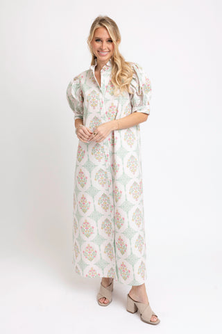 Karlie Vintage Floral Maxi Dress