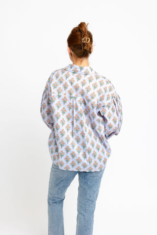 Karlie Floral Poplin Button Up Top