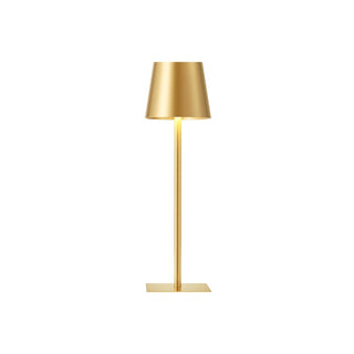 Gold Cordless Rechargeable Table Lamp