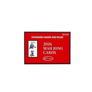 2026 Mahjong Playing Card - Large Print