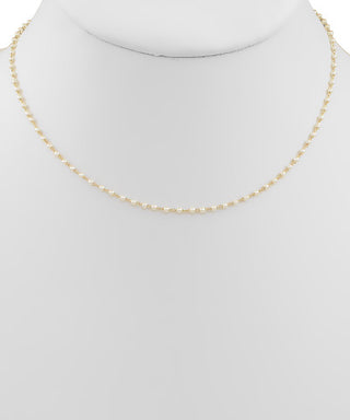 Glass Beads Chain Necklace