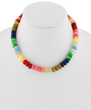 Beads Color Semi Stone Necklace