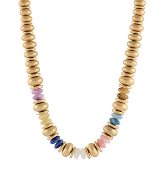 Rondelle Bead Statement Necklace