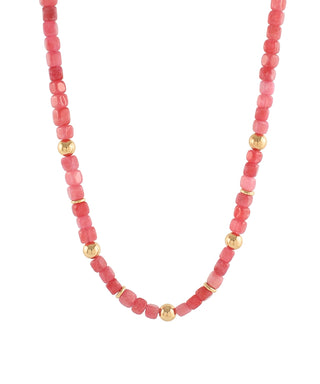 Color Marble Stone CCB Ball Necklace