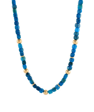 Color Marble Stone CCB Ball Necklace