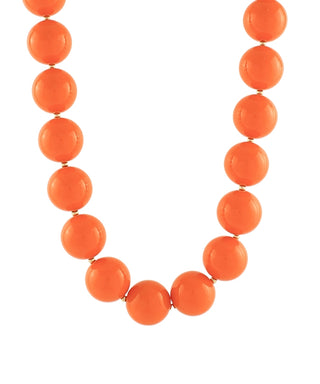 25mm Color Ball & CCB Ball Necklace