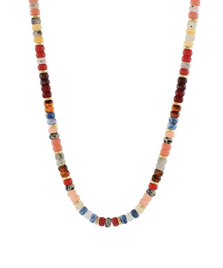 Mixed Bead Short Necklace