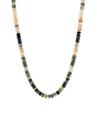 Mixed Bead Short Necklace