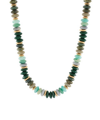 Multi Shape Mixed Bead Necklace