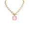 Big Stone Pendant Necklace