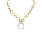 Big Stone Pendant Necklace