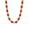 Marble Stone Cube & Ball Necklace