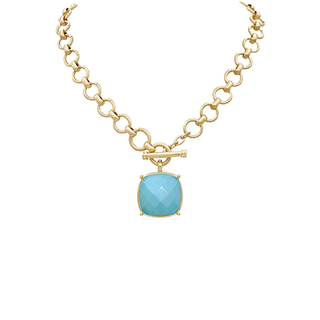 Big Stone Pendant Necklace