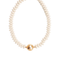 Wooden Bead & Metal Ball Necklace