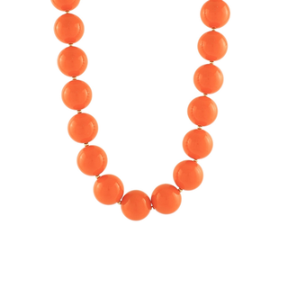 25mm Color Ball & CCB Ball Necklace