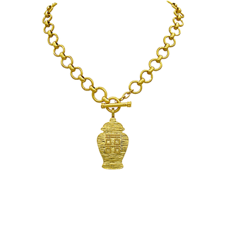 Chinoiserie Jar Necklace Set