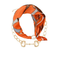 Pearl Scarf & Horsebit Necklace Set