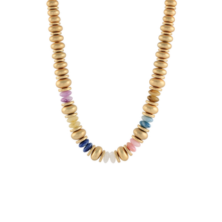 Rondelle Bead Statement Necklace