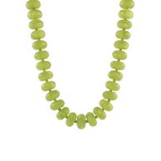 Colored Flat Ball Necklace