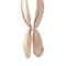 Accented Pearl Paisley Scarf Necklace