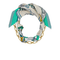 Oval Chain & Scarf Multi-Layer Necklace Set