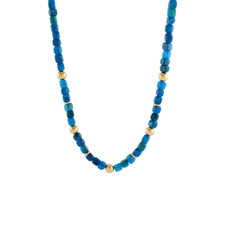 Color Marble Stone CCB Ball Necklace