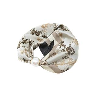 Pearl Magnet Scarf Necklace