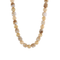 Marble Stone Cube & Ball Necklace