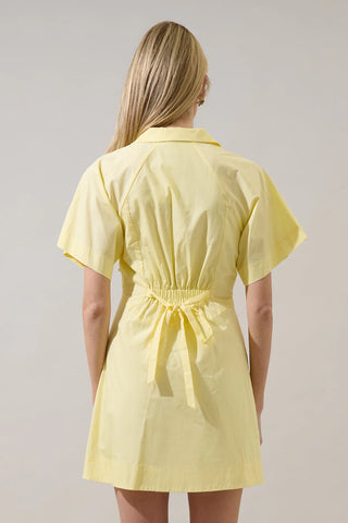 Durella Button Down Mini Dress