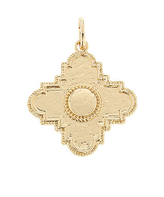 Antique Metal Cross Charm