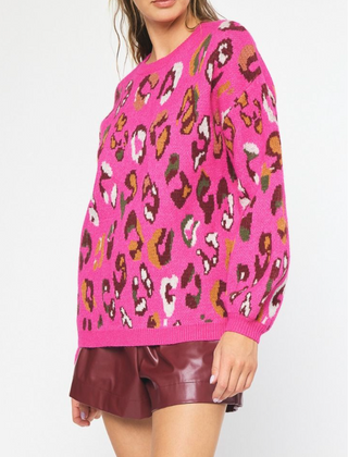 The Power of Pink Printed Sweater