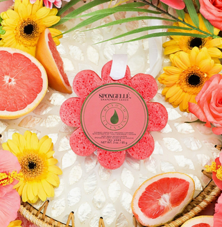 Spongelle Wild Flower Bath Sponge - Grapefruit Cassis